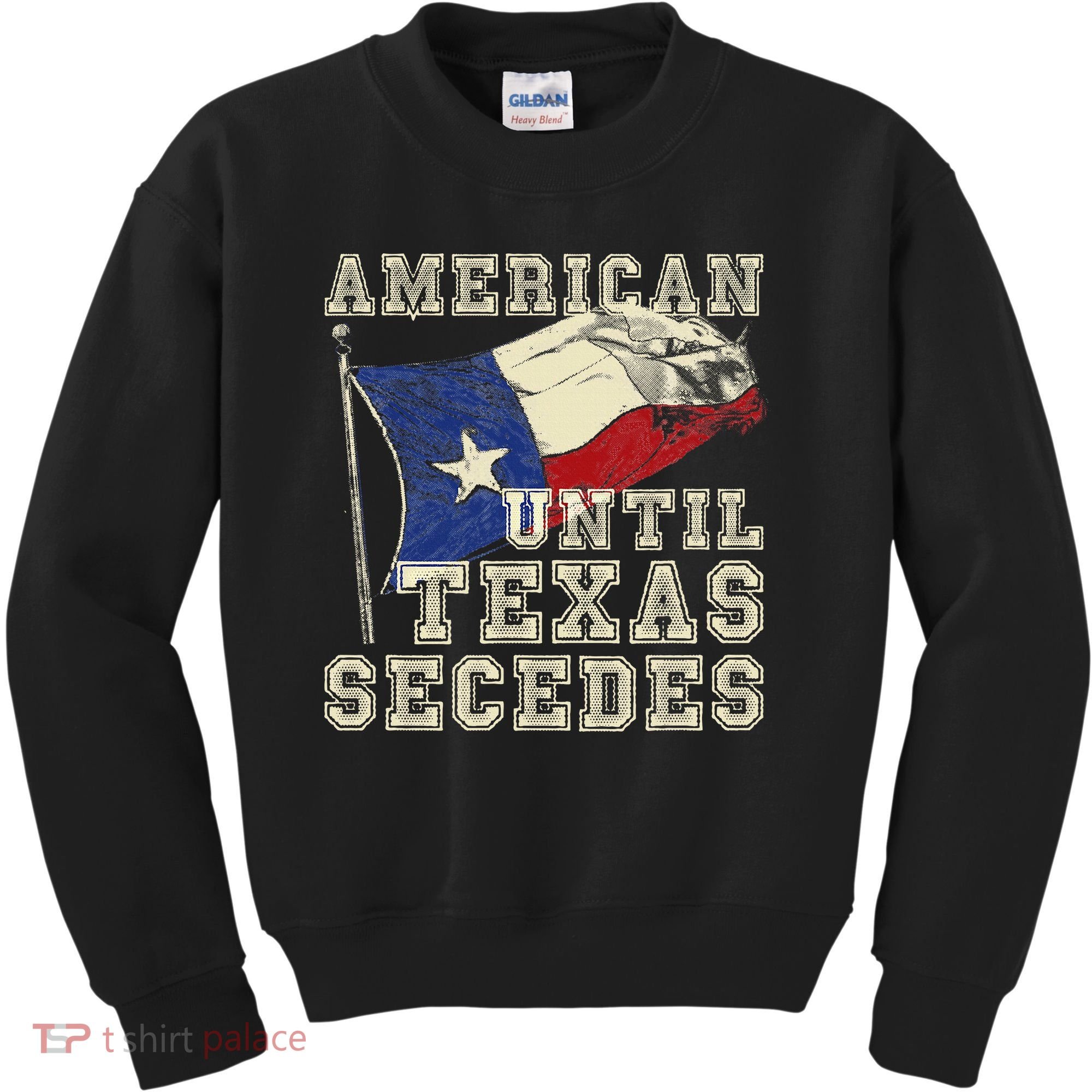 American Until Texas Secedes Texas Kids Sweatshirt