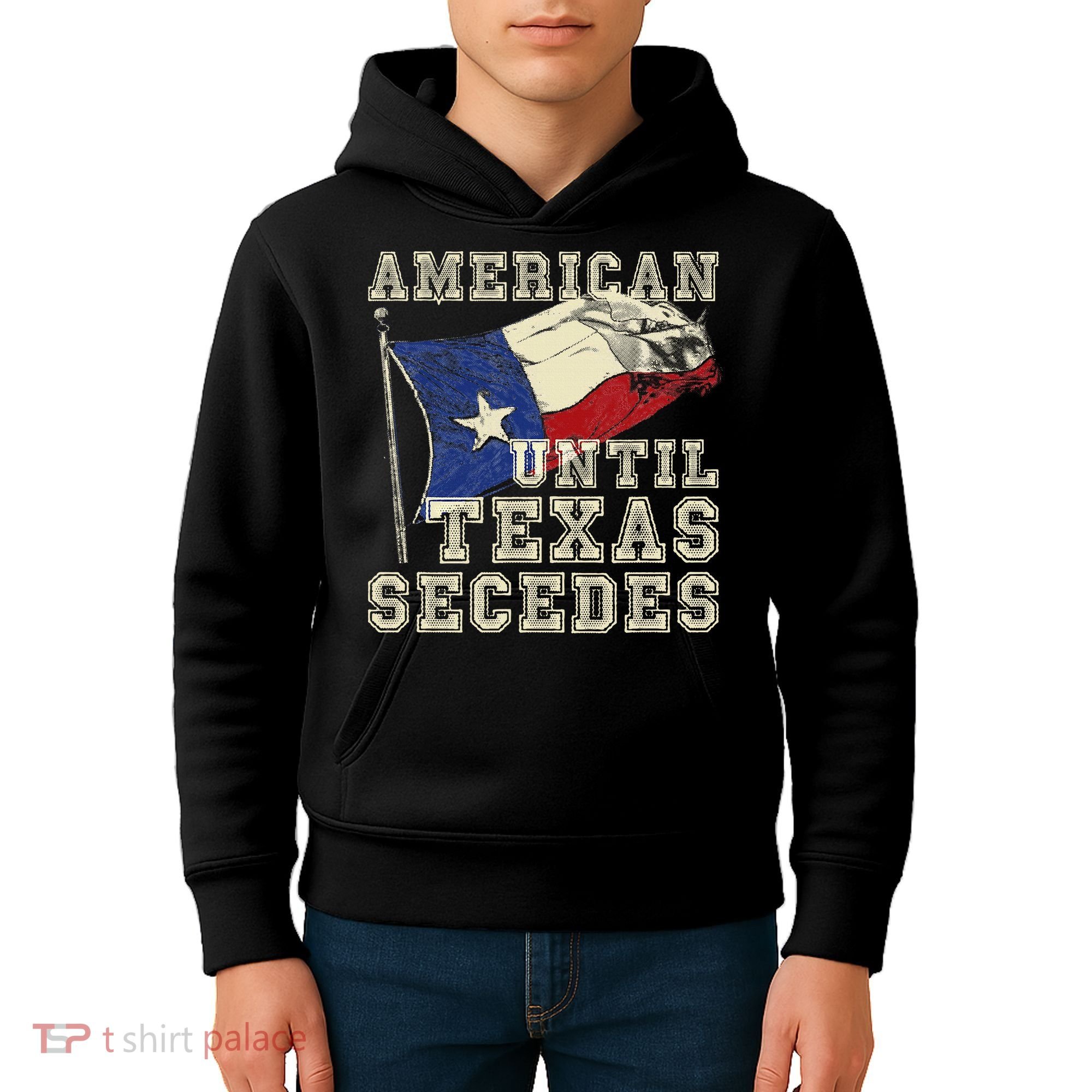 American Until Texas Secedes Texas Kids Hoodie