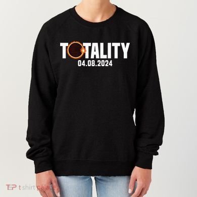 American US Total Totality 04.08.2024 Solar Lunar Eclipse Women's Sweatshirt