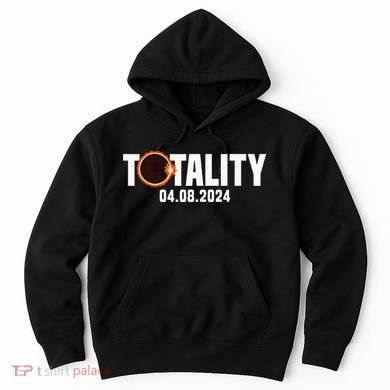 American US Total Totality 04.08.2024 Solar Lunar Eclipse Hoodie