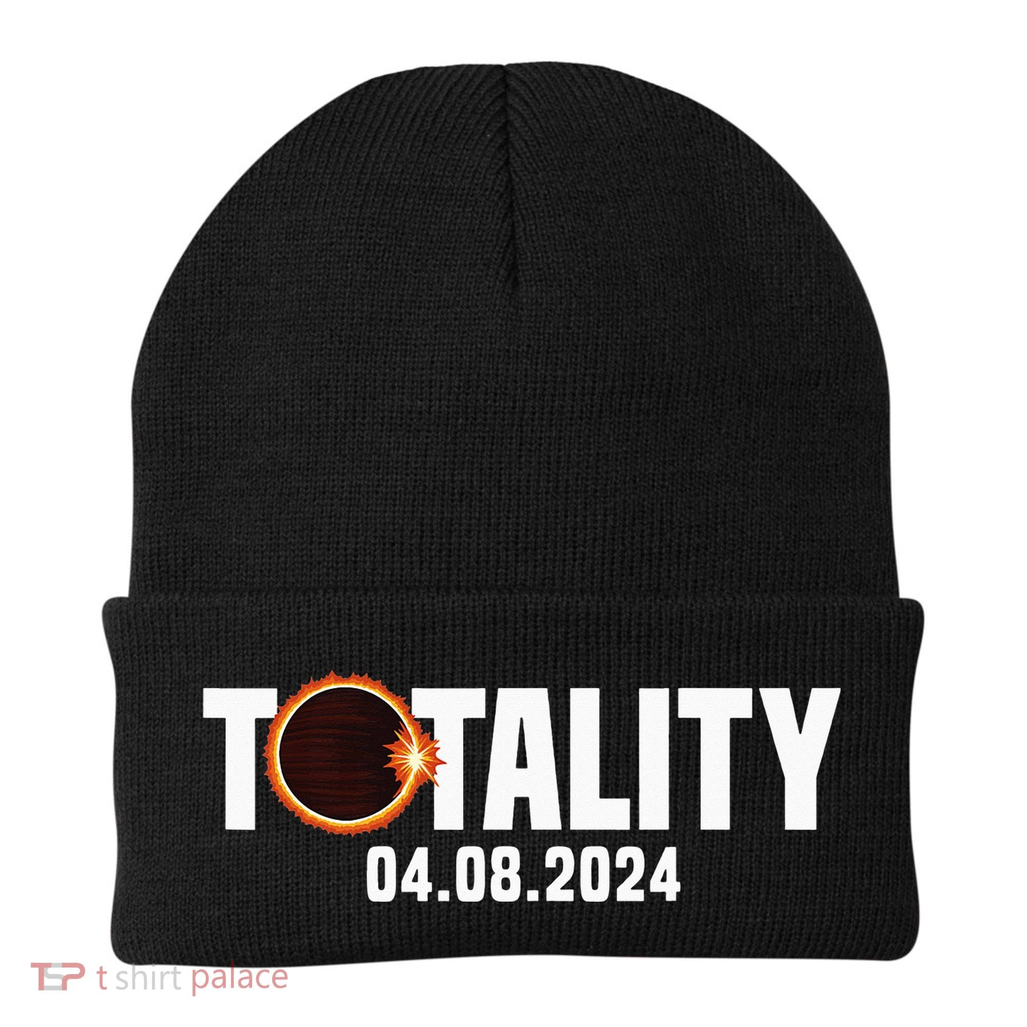American US Total Totality 04.08.2024 Solar Lunar Eclipse Beanie