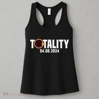 American US Total Totality 04.08.2024 Solar Lunar Eclipse Women's Tank Top thumb 3
