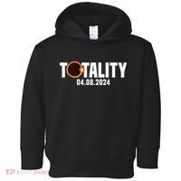 American US Total Totality 04.08.2024 Solar Lunar Eclipse Toddler Hoodie thumb 0