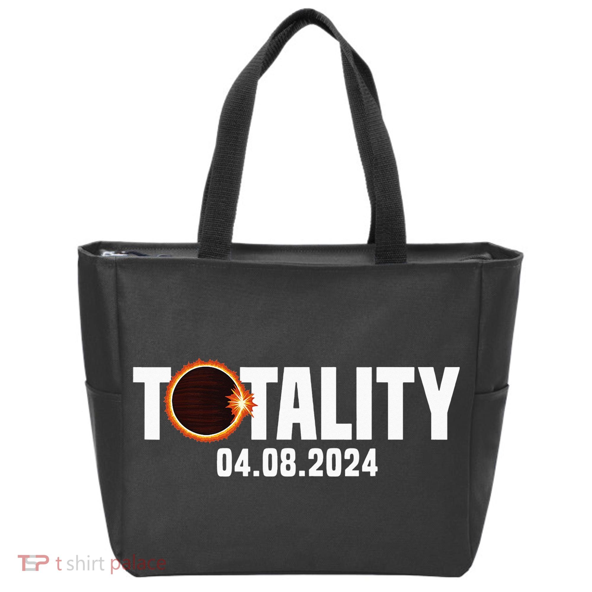 American US Total Totality 04.08.2024 Solar Lunar Eclipse Tote Bag
