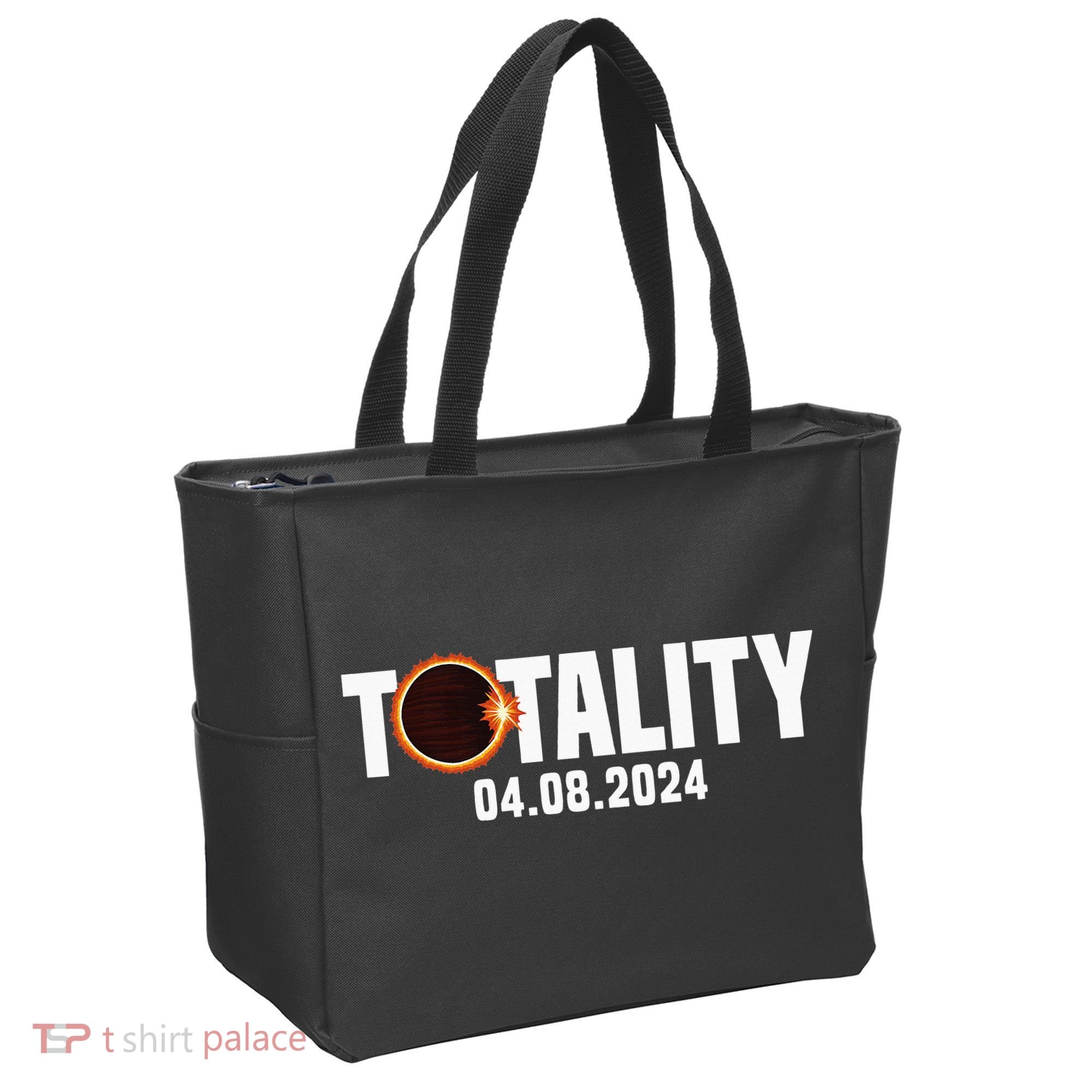 American US Total Totality 04.08.2024 Solar Lunar Eclipse Tote Bag