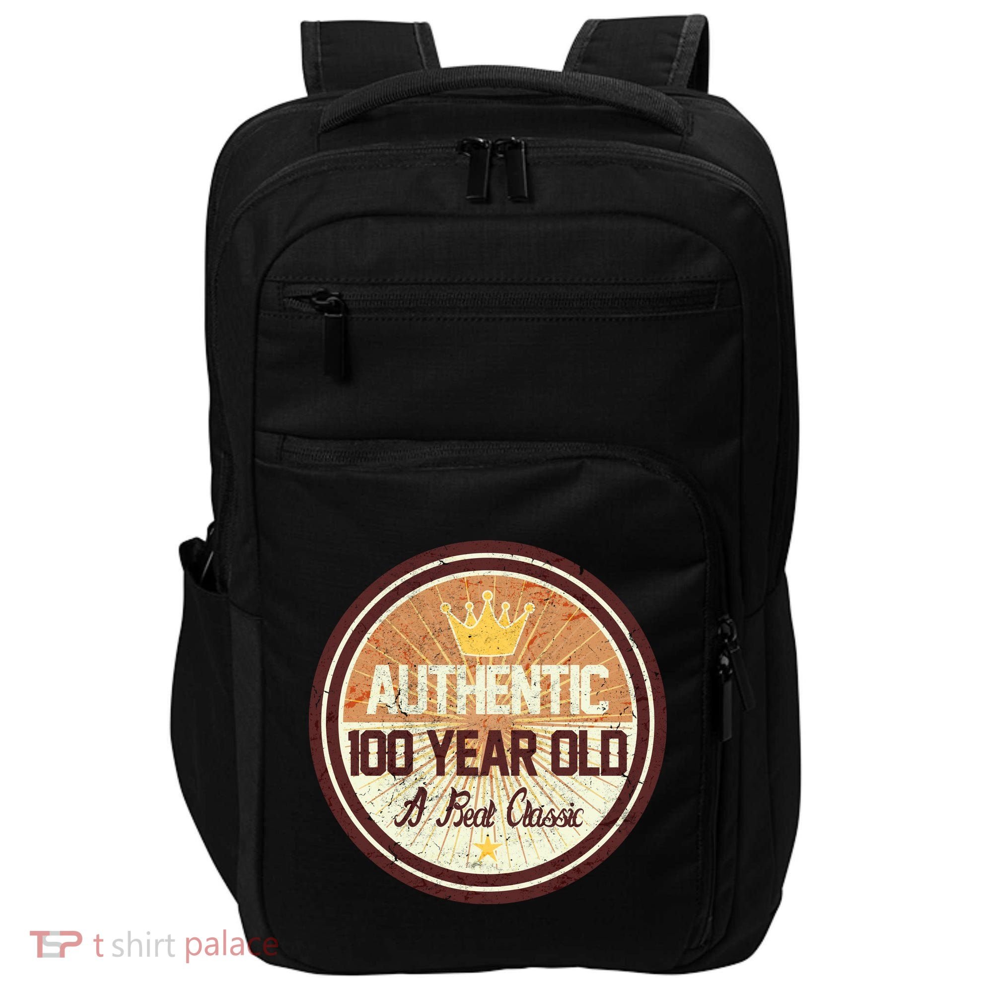 Authentic 100 Year Old Classic 100th Birthday Impact Tech Backpack