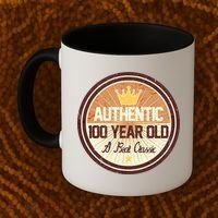 Authentic 100 Year Old Classic 100th Birthday Coffee Mug thumb 2