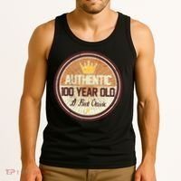 Authentic 100 Year Old Classic 100th Birthday Tank Top thumb 3