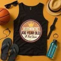 Authentic 100 Year Old Classic 100th Birthday Tank Top thumb 4