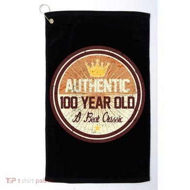 Authentic 100 Year Old Classic 100th Birthday Golf Towel