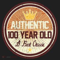 Authentic 100 Year Old Classic 100th Birthday Golf Towel thumb 3