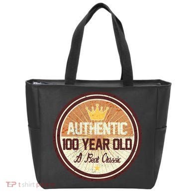 Authentic 100 Year Old Classic 100th Birthday Tote Bag