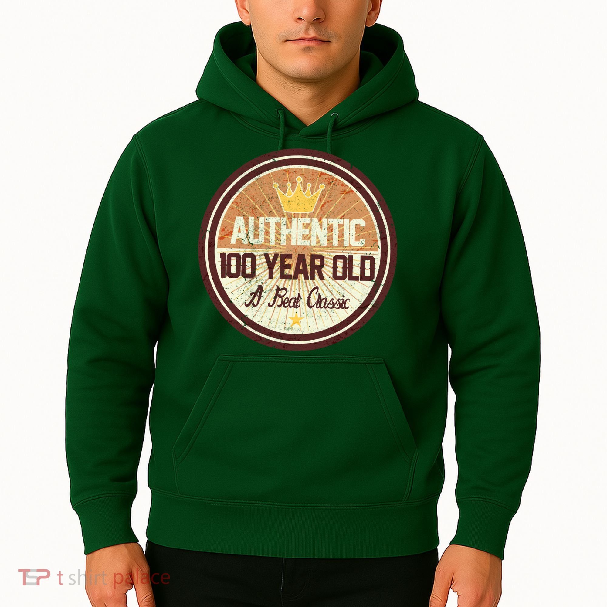 Authentic 100 Year Old Classic 100th Birthday Hoodie