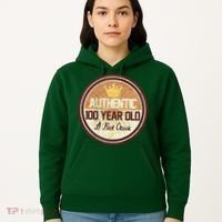 Authentic 100 Year Old Classic 100th Birthday Hoodie thumb 5
