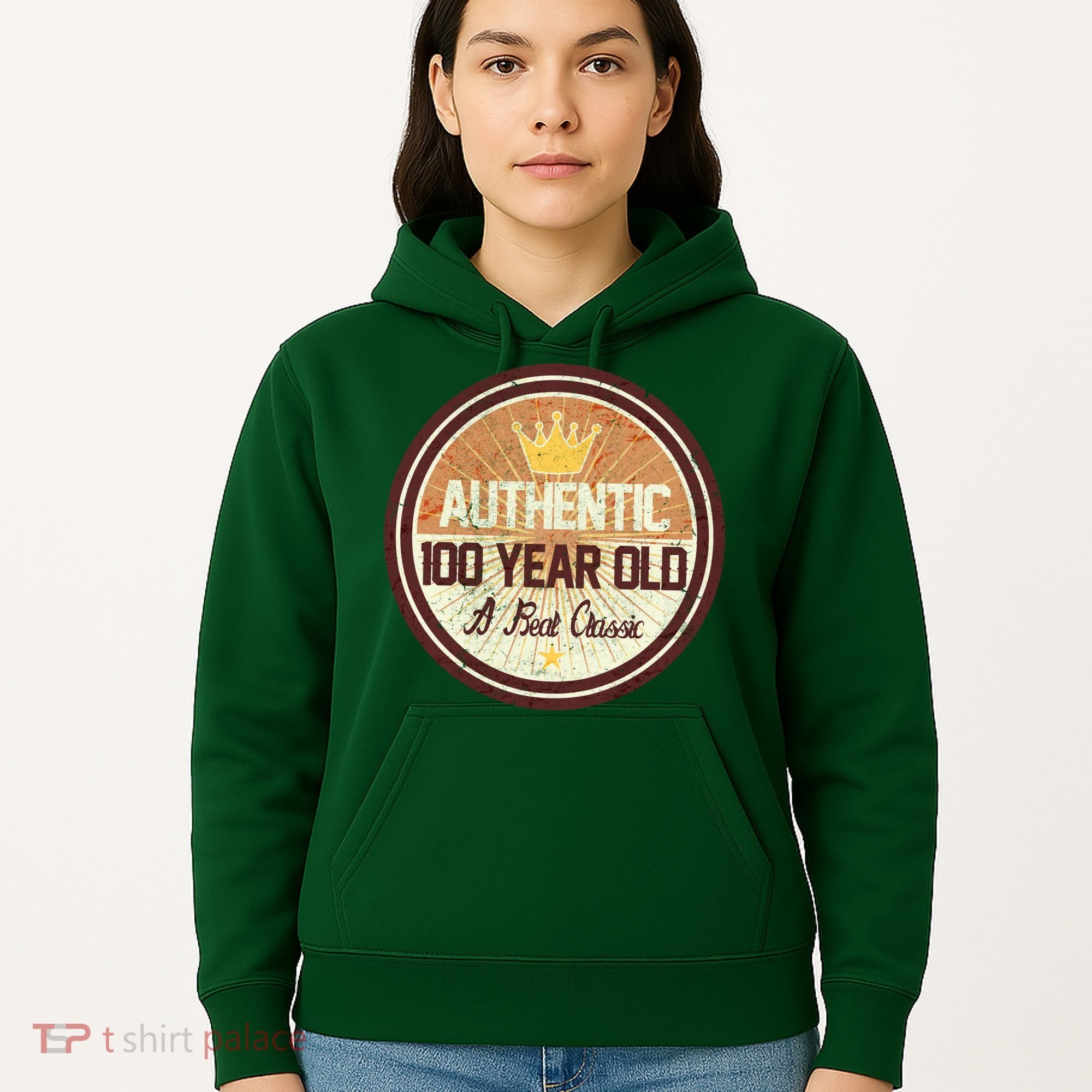 Authentic 100 Year Old Classic 100th Birthday Hoodie