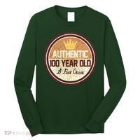 Authentic 100 Year Old Classic 100th Birthday Long Sleeve Shirt thumb 0