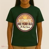 Authentic 100 Year Old Classic 100th Birthday T-Shirt thumb 4