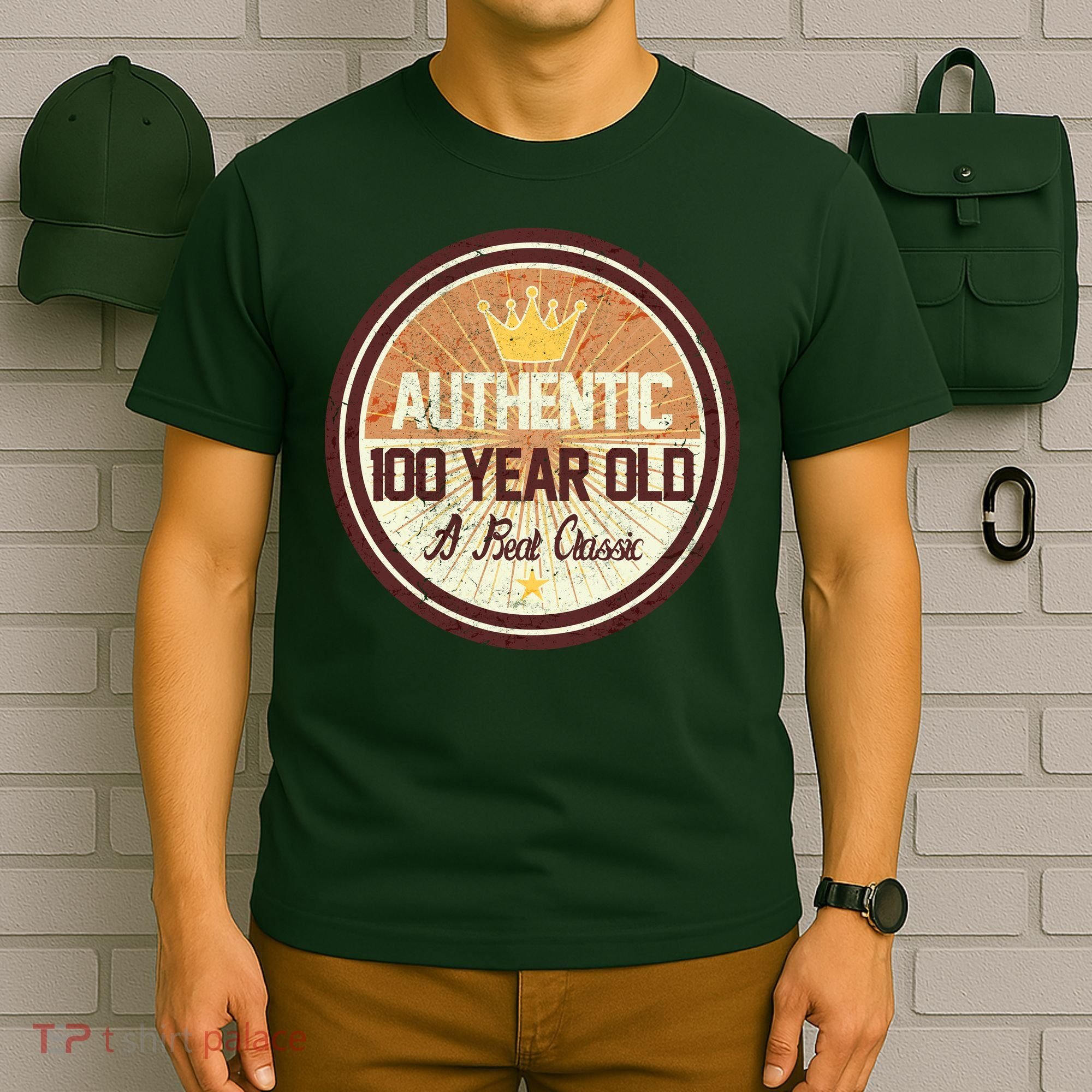 Authentic 100 Year Old Classic 100th Birthday T-Shirt