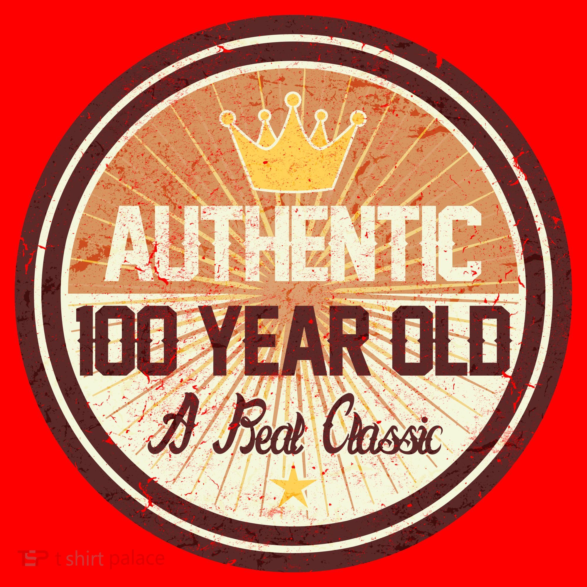 Authentic 100 Year Old Classic 100th Birthday Santa Hat