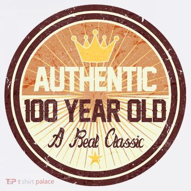Authentic 100 Year Old Classic 100th Birthday Garment-Dyed Sweatshirt