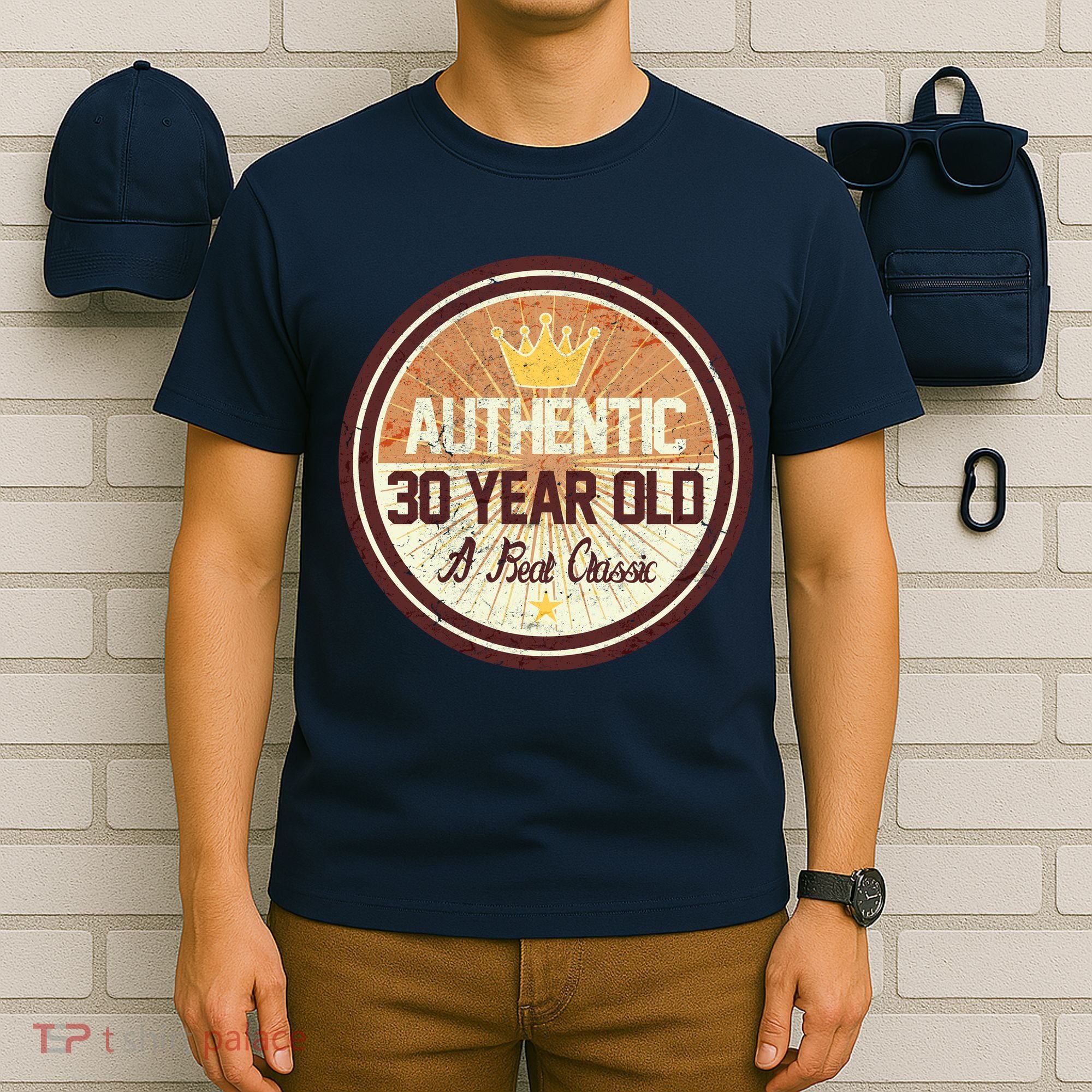 Authentic 30 Year Old Classic 30th Birthday T-Shirt