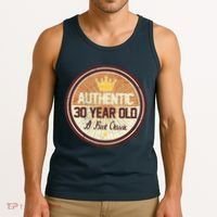 Authentic 30 Year Old Classic 30th Birthday Tank Top thumb 3