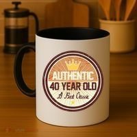 Authentic 40 Year Old Classic 40th Birthday Coffee Mug thumb 4