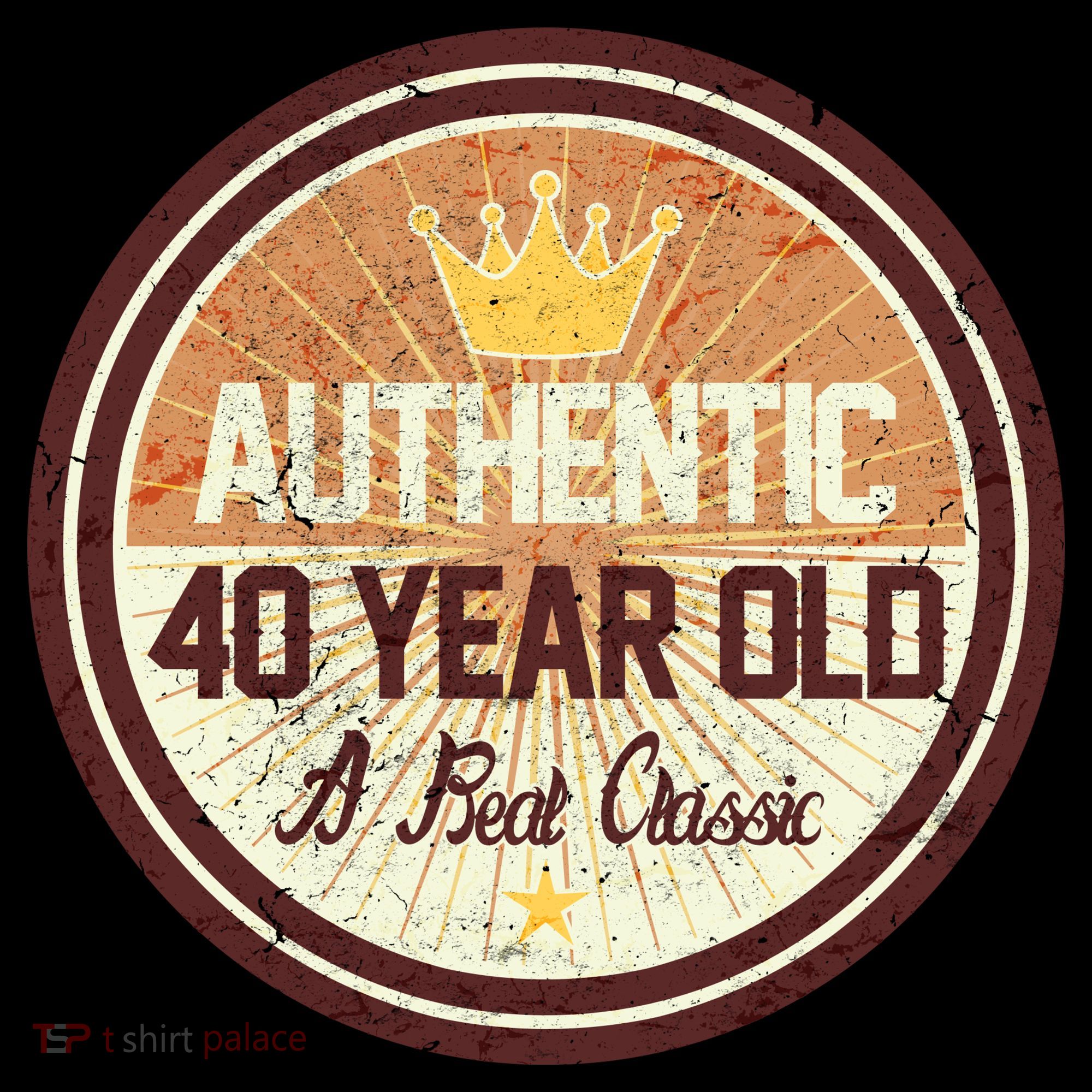 Authentic 40 Year Old Classic 40th Birthday Polo