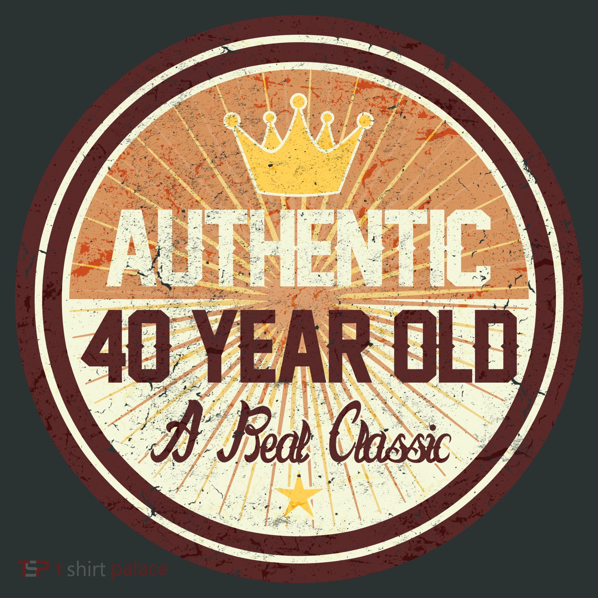 Authentic 40 Year Old Classic 40th Birthday Mousepad