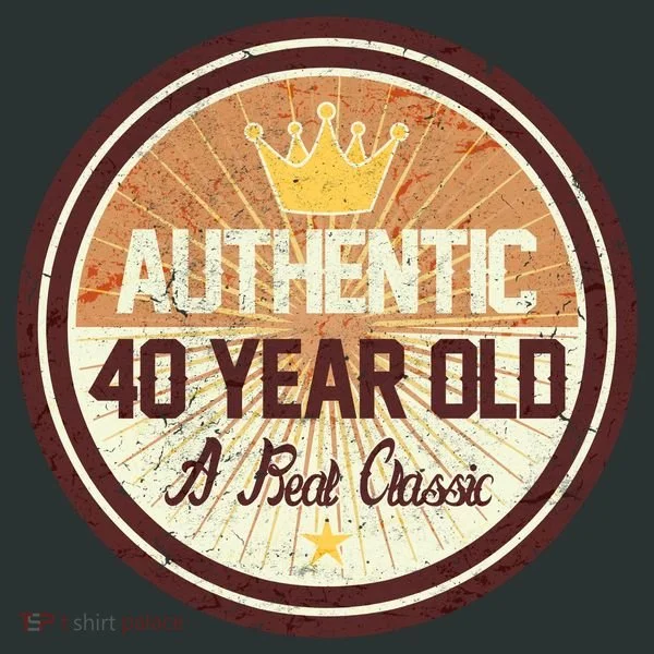 Authentic 40 Year Old Classic 40th Birthday Mousepad