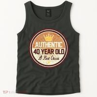 Authentic 40 Year Old Classic 40th Birthday Tank Top thumb 2