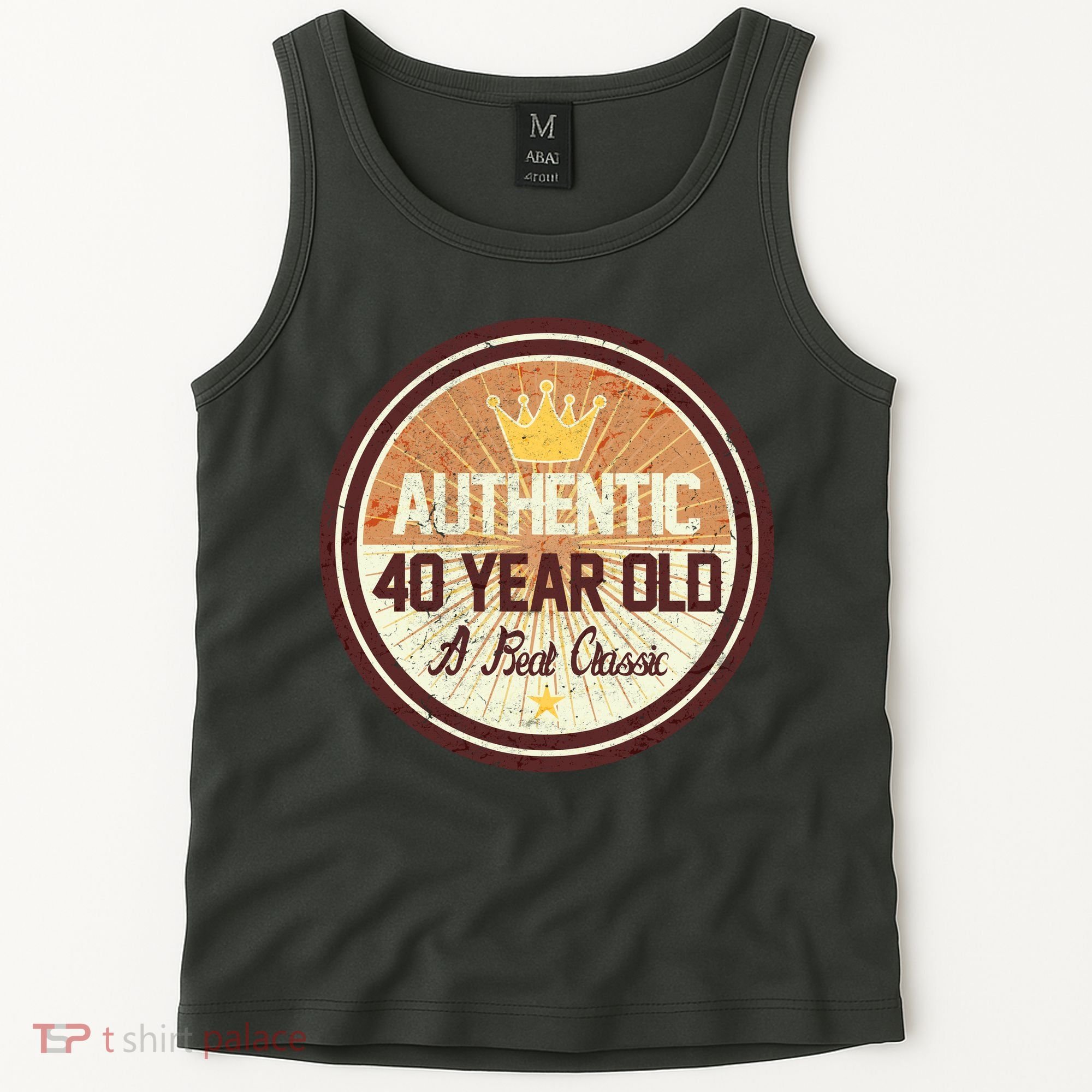 Authentic 40 Year Old Classic 40th Birthday Tank Top