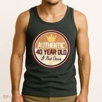 Authentic 40 Year Old Classic 40th Birthday Tank Top thumb 3
