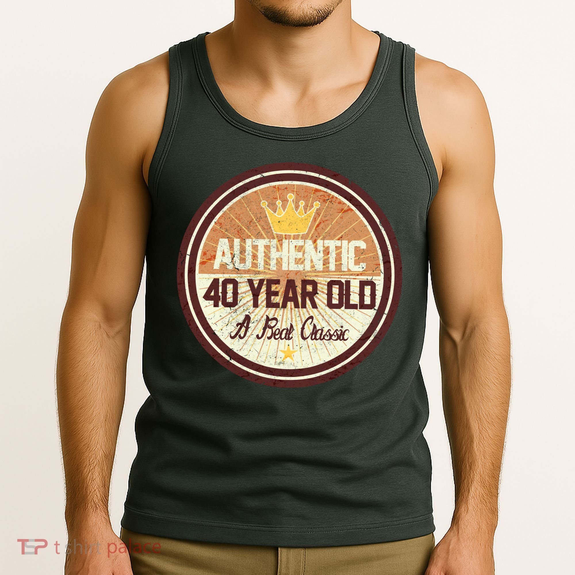Authentic 40 Year Old Classic 40th Birthday Tank Top