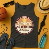 Authentic 40 Year Old Classic 40th Birthday Tank Top thumb 4