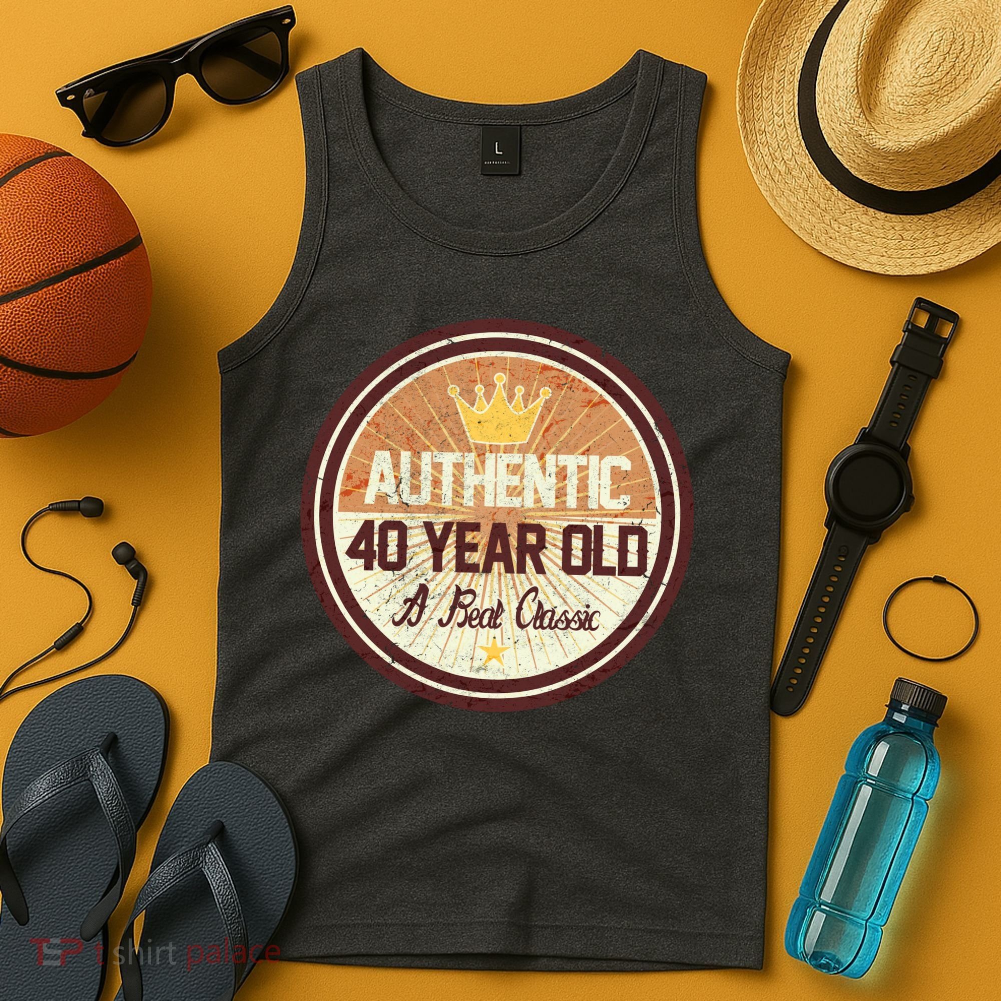 Authentic 40 Year Old Classic 40th Birthday Tank Top