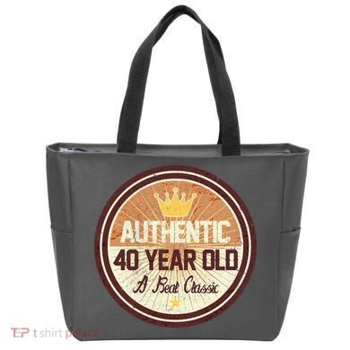 Authentic 40 Year Old Classic 40th Birthday Tote Bag