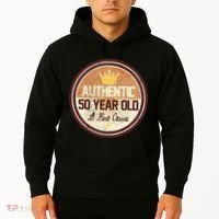 Authentic 50 Year Old Classic 50th Birthday Hoodie thumb 2