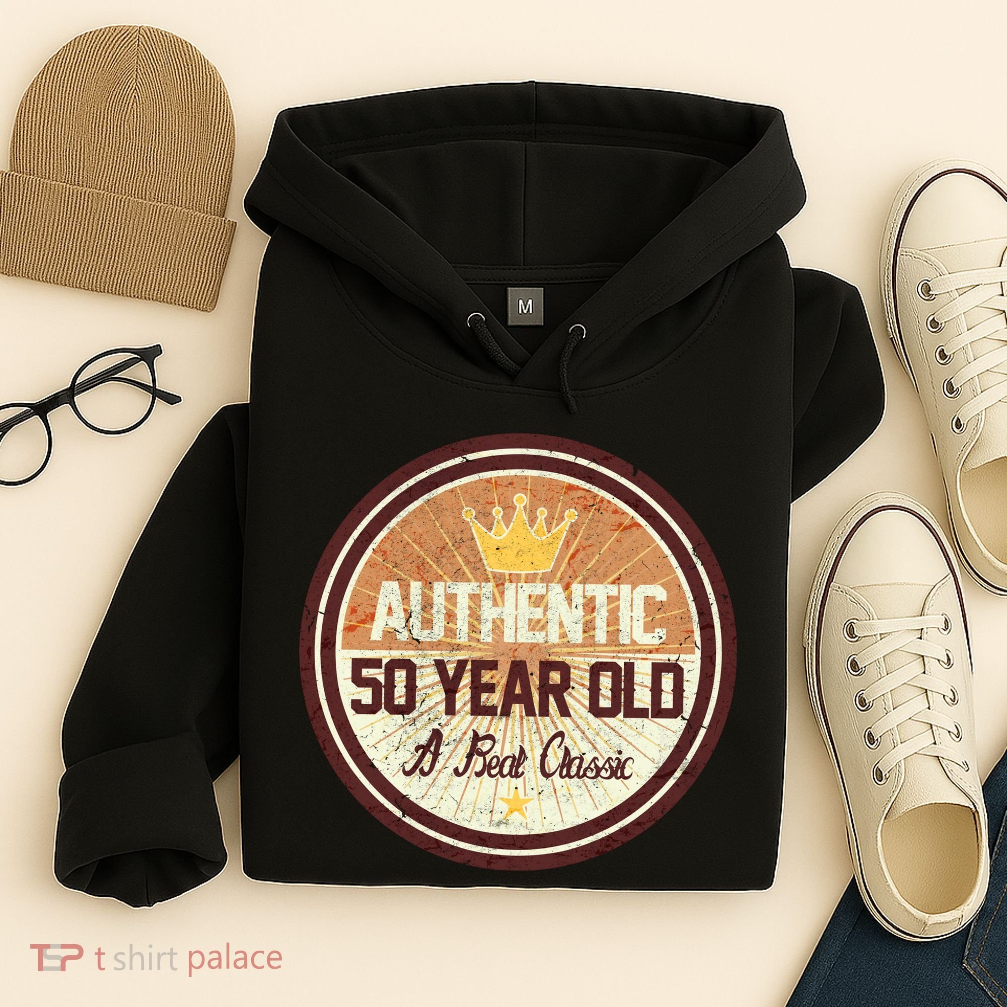 Authentic 50 Year Old Classic 50th Birthday Hoodie
