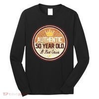 Authentic 50 Year Old Classic 50th Birthday Long Sleeve Shirt thumb 0