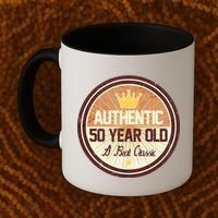 Authentic 50 Year Old Classic 50th Birthday Coffee Mug thumb 2
