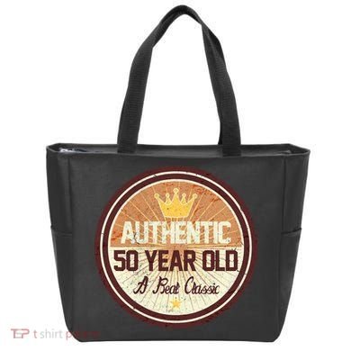 Authentic 50 Year Old Classic 50th Birthday Tote Bag