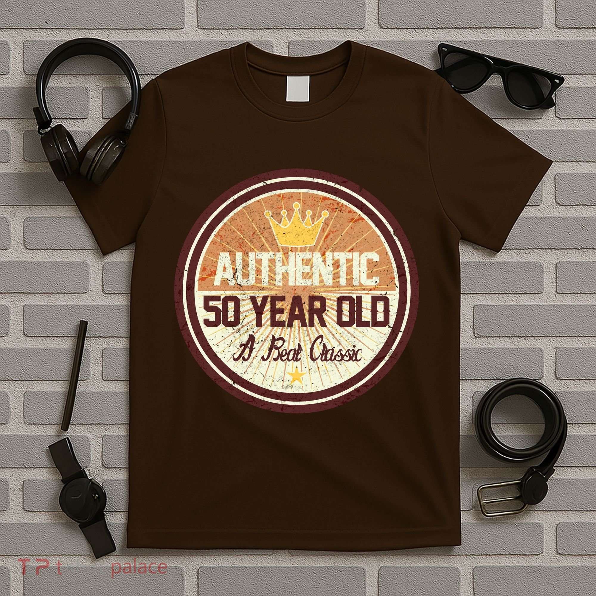 Authentic 50 Year Old Classic 50th Birthday T-Shirt