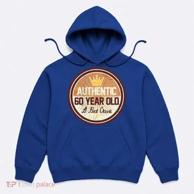 Authentic 60 Year Old Classic 60th Birthday Hoodie