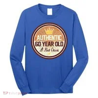 Authentic 60 Year Old Classic 60th Birthday Long Sleeve Shirt thumb 0