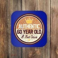 Authentic 60 Year Old Classic 60th Birthday Coaster thumb 0