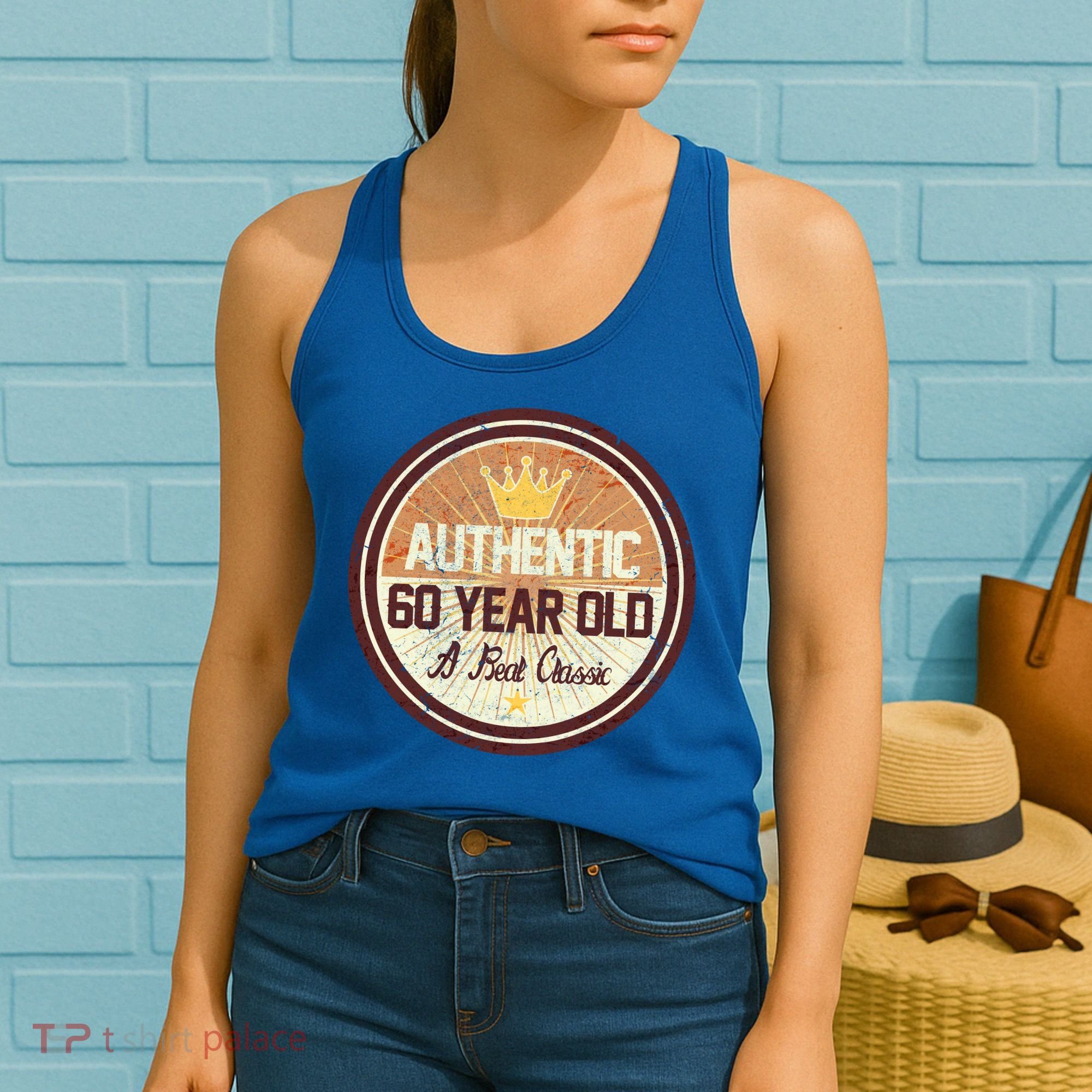 Authentic 60 Year Old Classic 60th Birthday Women's Tank Top