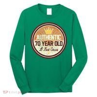 Authentic 70 Year Old Classic 70th Birthday Long Sleeve Shirt thumb 0