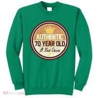 Authentic 70 Year Old Classic 70th Birthday Sweatshirt thumb 0