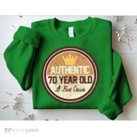 Authentic 70 Year Old Classic 70th Birthday Sweatshirt thumb 2